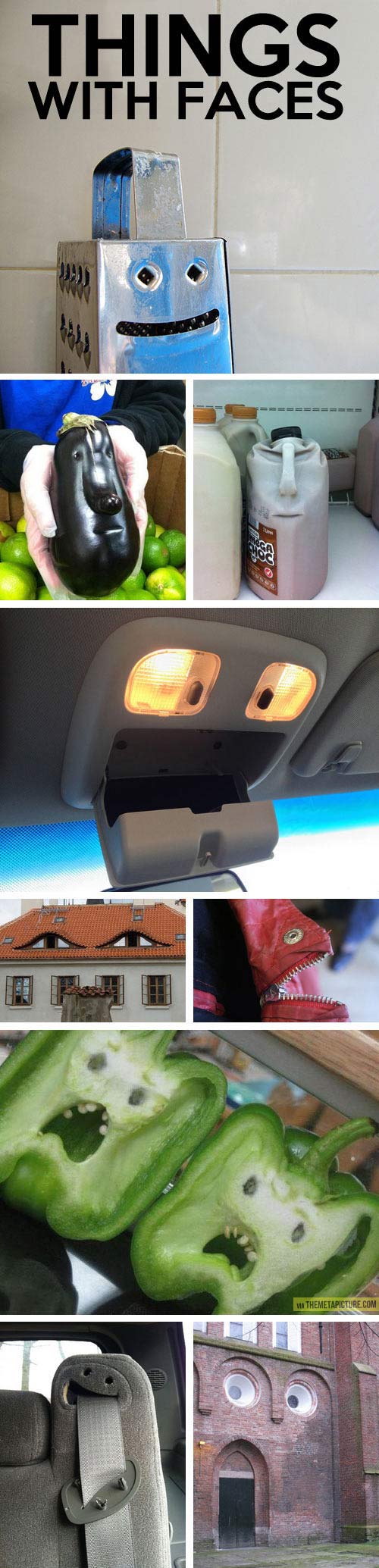 Pareidolia: things with faces...