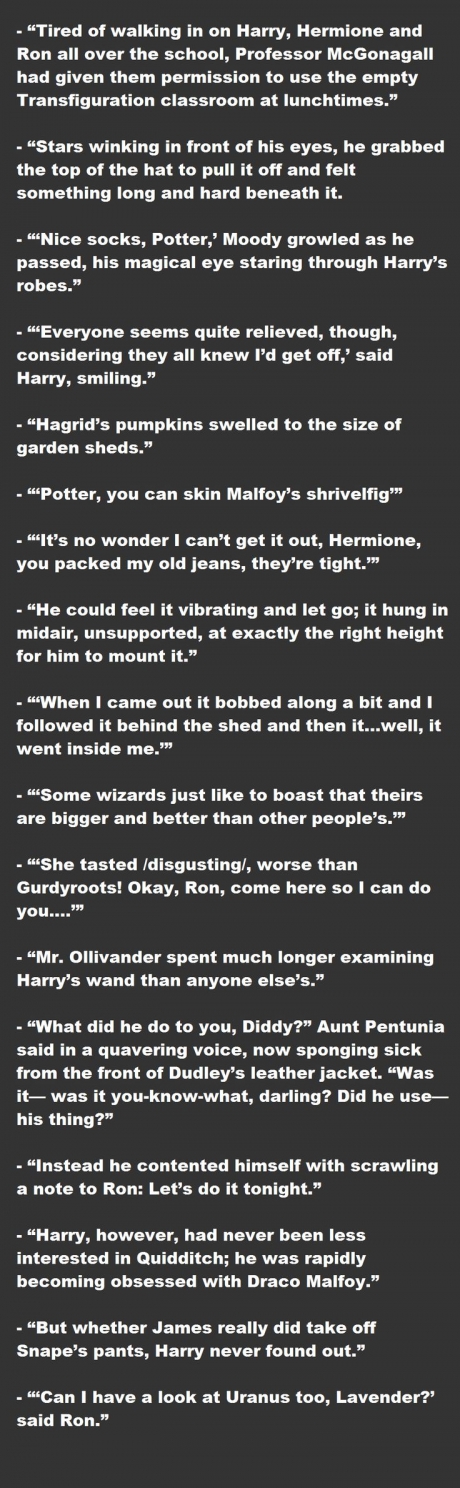 Harry Potter quotes out of context