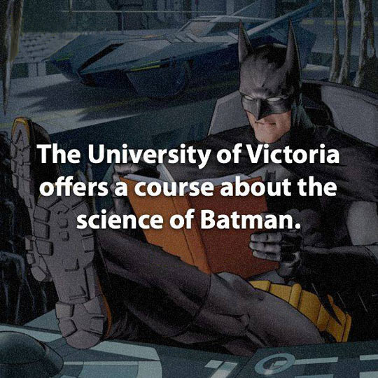 The science of Batman…