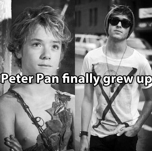 Puberty certainly did him well…