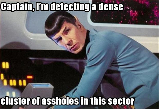 Spock navigates the Internet…
