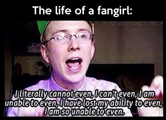 Life of a fangirl…