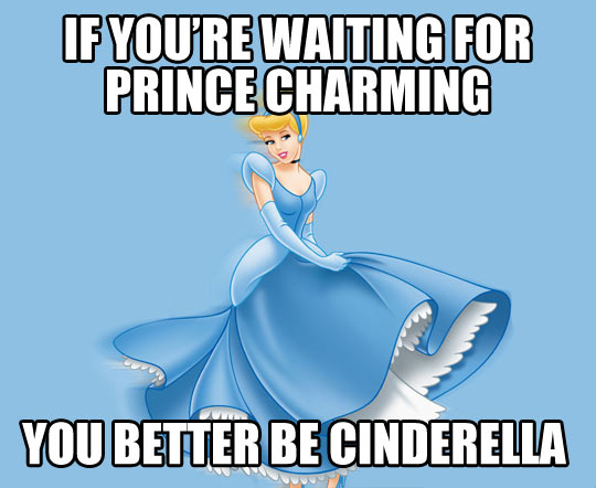 Waiting for prince charming…
