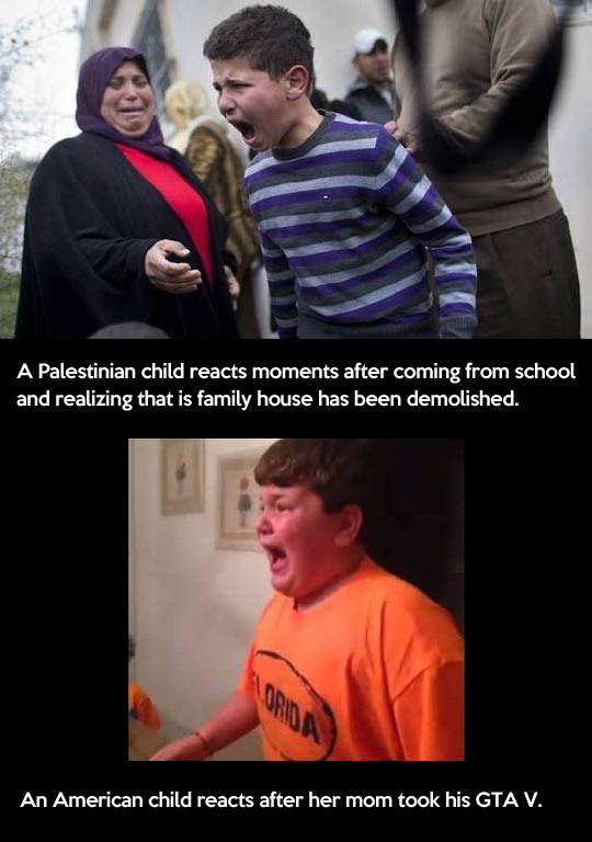 Kids react to different events…