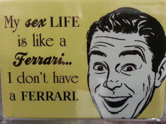 Like a Ferrari…