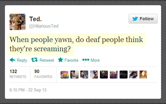 When people yawn…