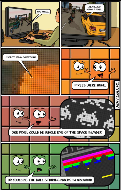 The life of a pixel...