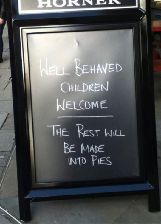 More restaurants should have a rule like this…