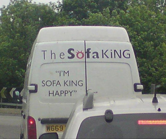 The Sofa King…