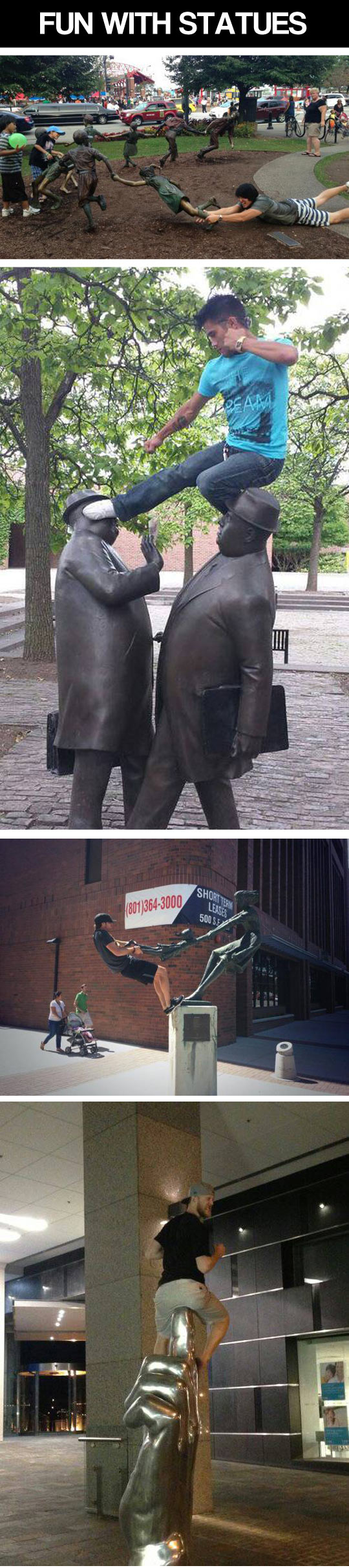 Fun with statues...