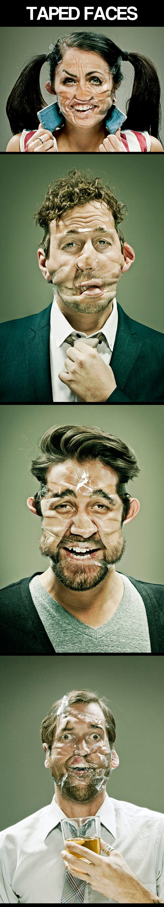 Taped Faces...