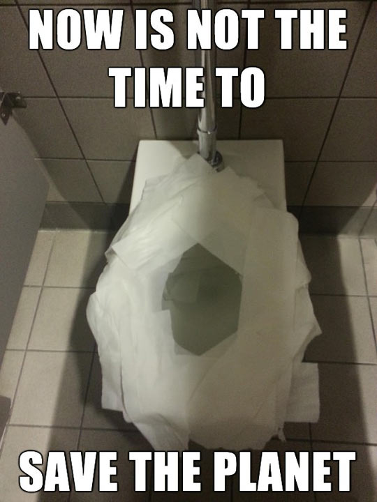 Everytime I use public restrooms…