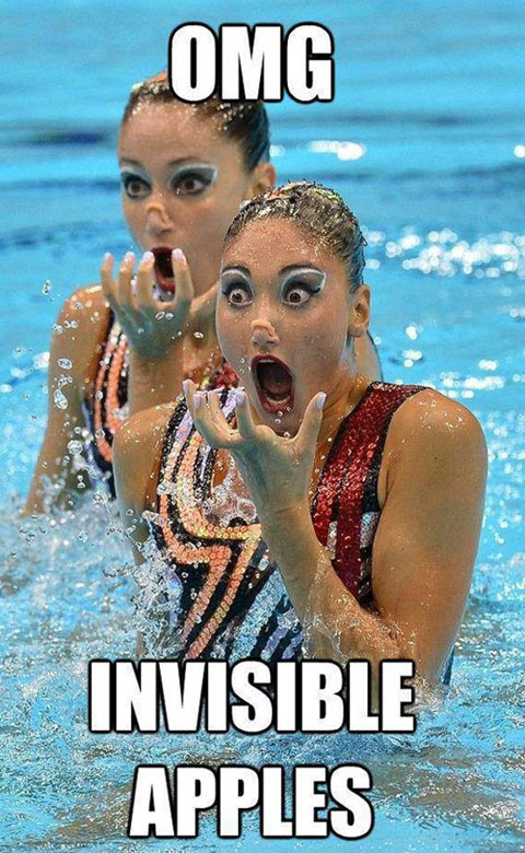 Synchronized swimming gets weird fast…