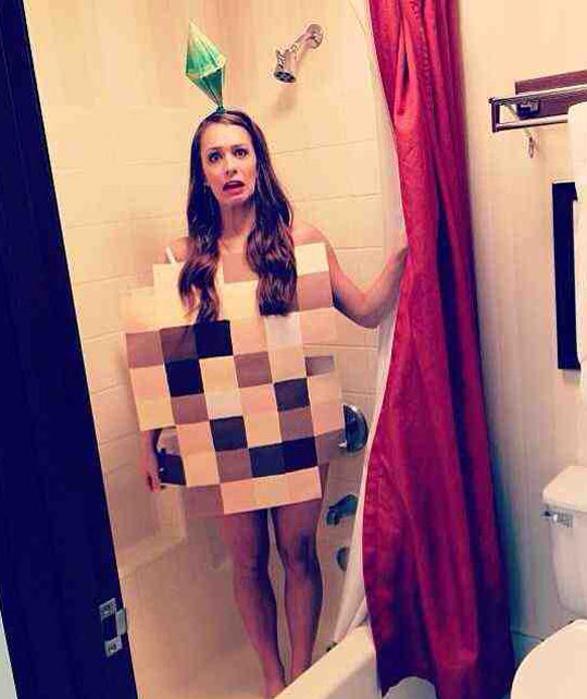funny-woman-shower-Sims-game-costume1.jpg