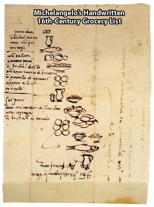cool-Michelangelo-grocery-list-16th-century