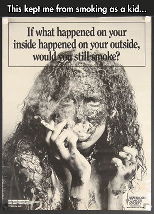 Anti-smoking ad done well…