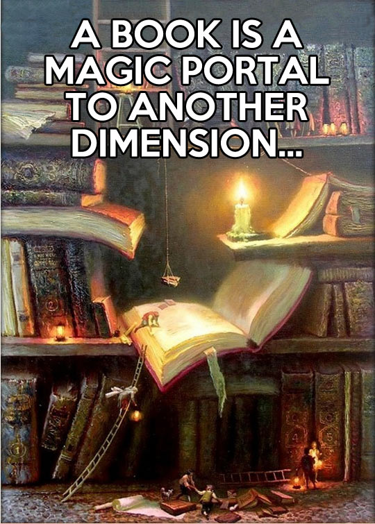 Reading is magical…