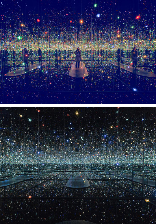cool-art-mirrors-infinity-room-Yayoi-Kusama-lights