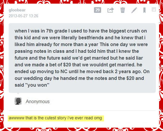 The cutest story I’ve ever read…