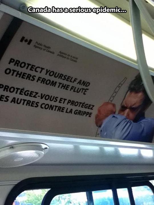 Avoid the flute…