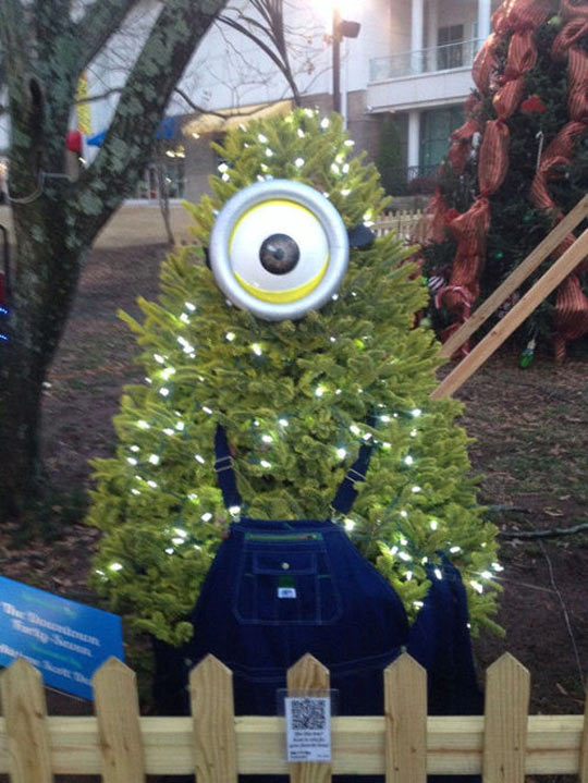 Minion Christmas tree…