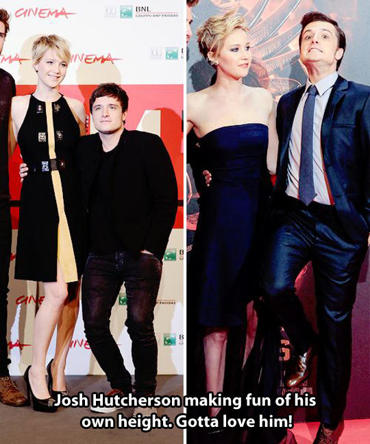 Josh and his height…