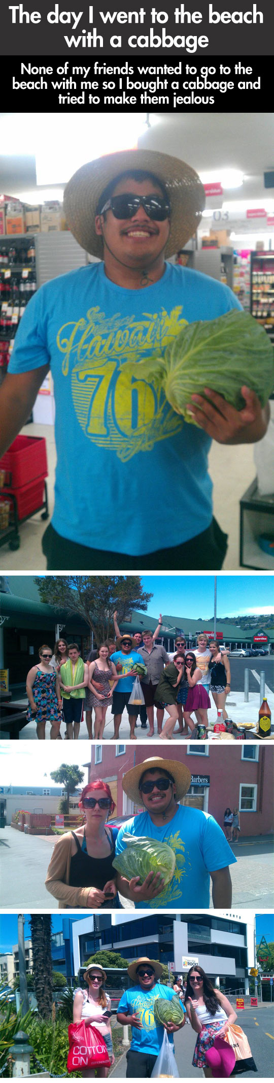 funny-beach-cabbage-jealous-friends