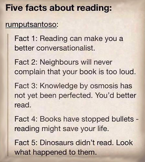 Why reading is important…