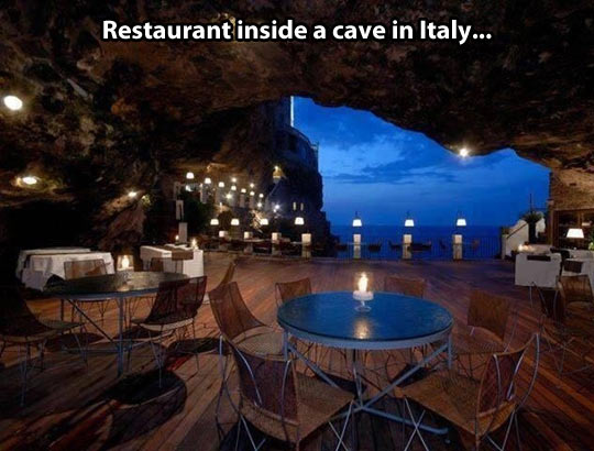 Incredible Italian cave…