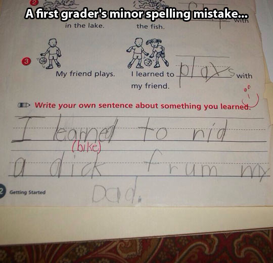 Just a little mistake…