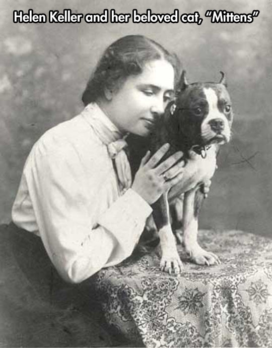 Helen Keller’s pet…