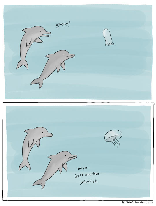 Underwater ghost…