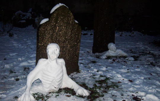 Graveyard Snowmen…