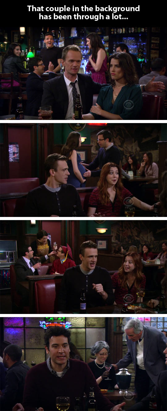 Parallel story in How I Met Your Mother…