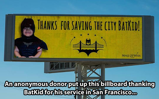 funny-kid-Batman-sign-city-Make-Wish