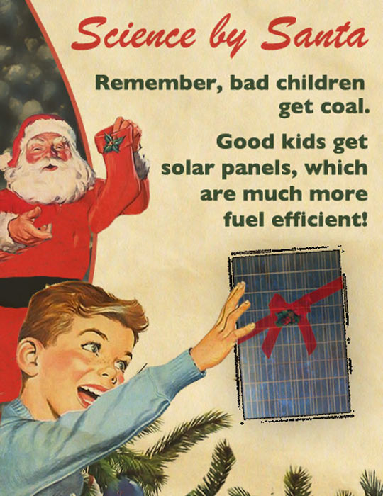 Bad children get coal…