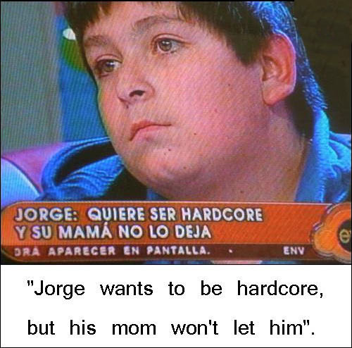 Poor Jorge…