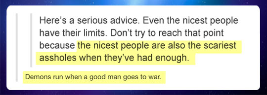 Even the nicest people have their limits…