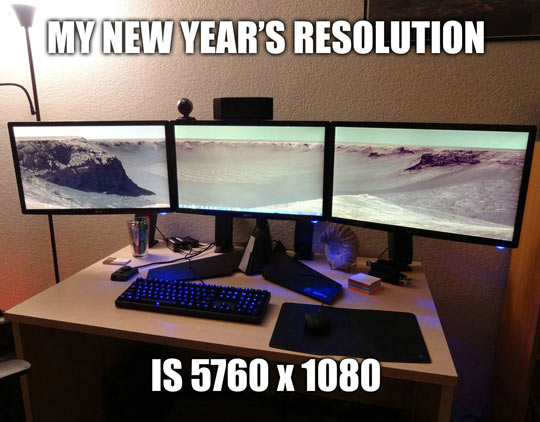 My new year’s resolution…