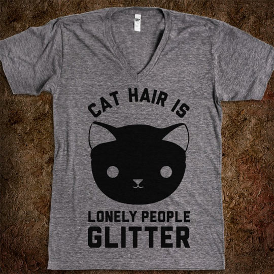Lonely people glitter…