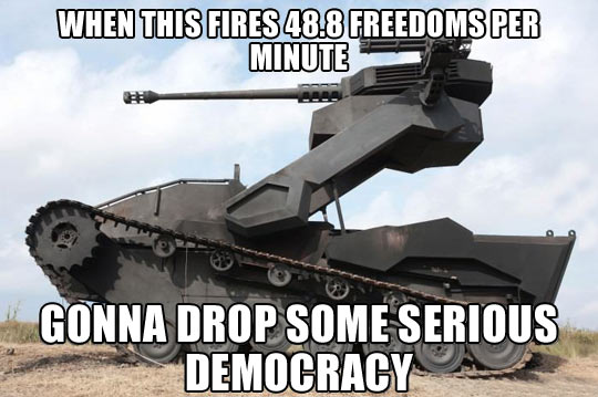 Serious democracy…