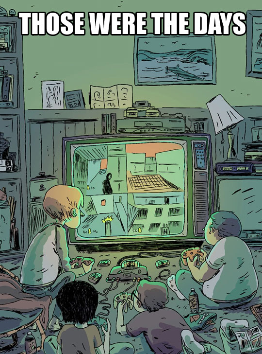 cool-cartoon-split-screen-videogames-kids-living-room