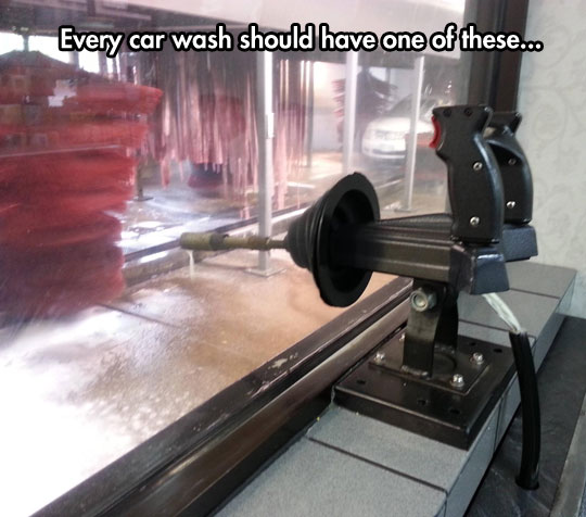 Blast away the dirt on your car…