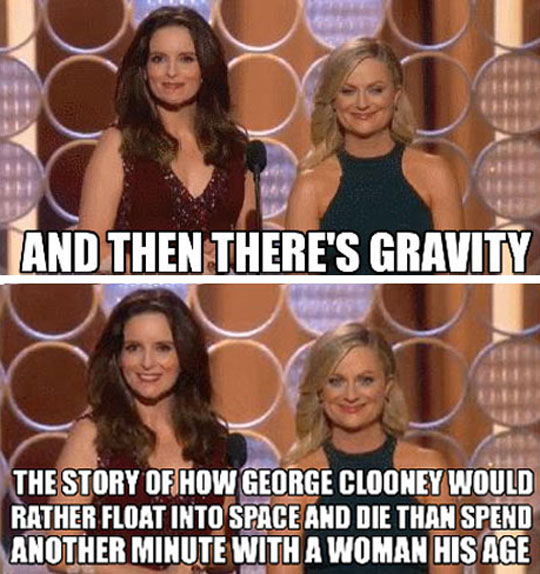 Tina Fey and Amy Phoeler on Gravity…