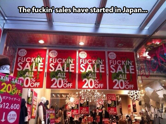 Sales started in Japan…