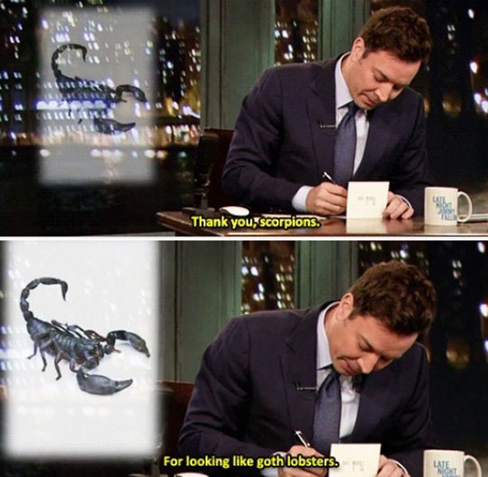 funny-Jimmy-Fallon-scorpions-goth-lobsters