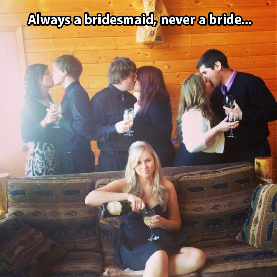Never a bride…