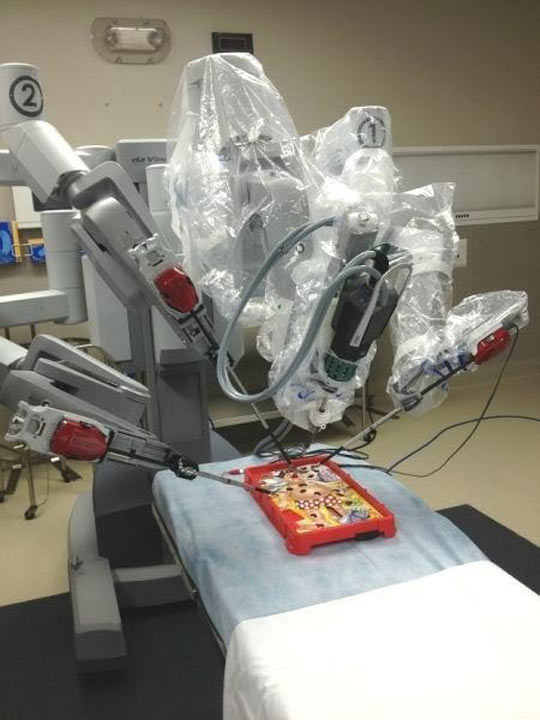 The best test for robotic surgery equipment…