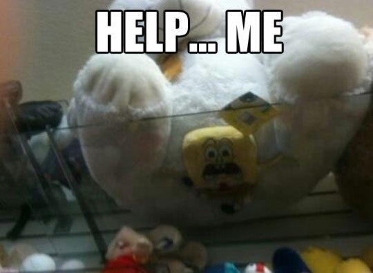 funny-stuffed-toy-SpongeBob-surprise-face