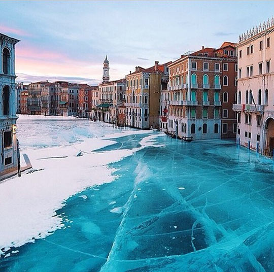 Frozen Venice…